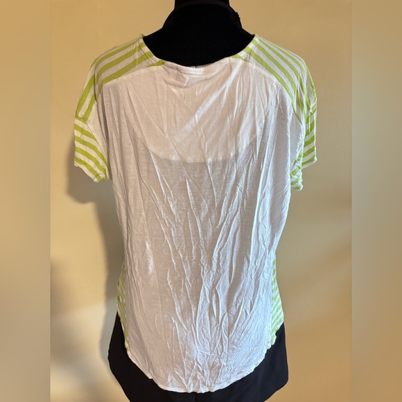 DESIGUAL Lacroix Colab S/S Black White Red Green Graphic Print Viscose Top XL - Picture 4 of 6